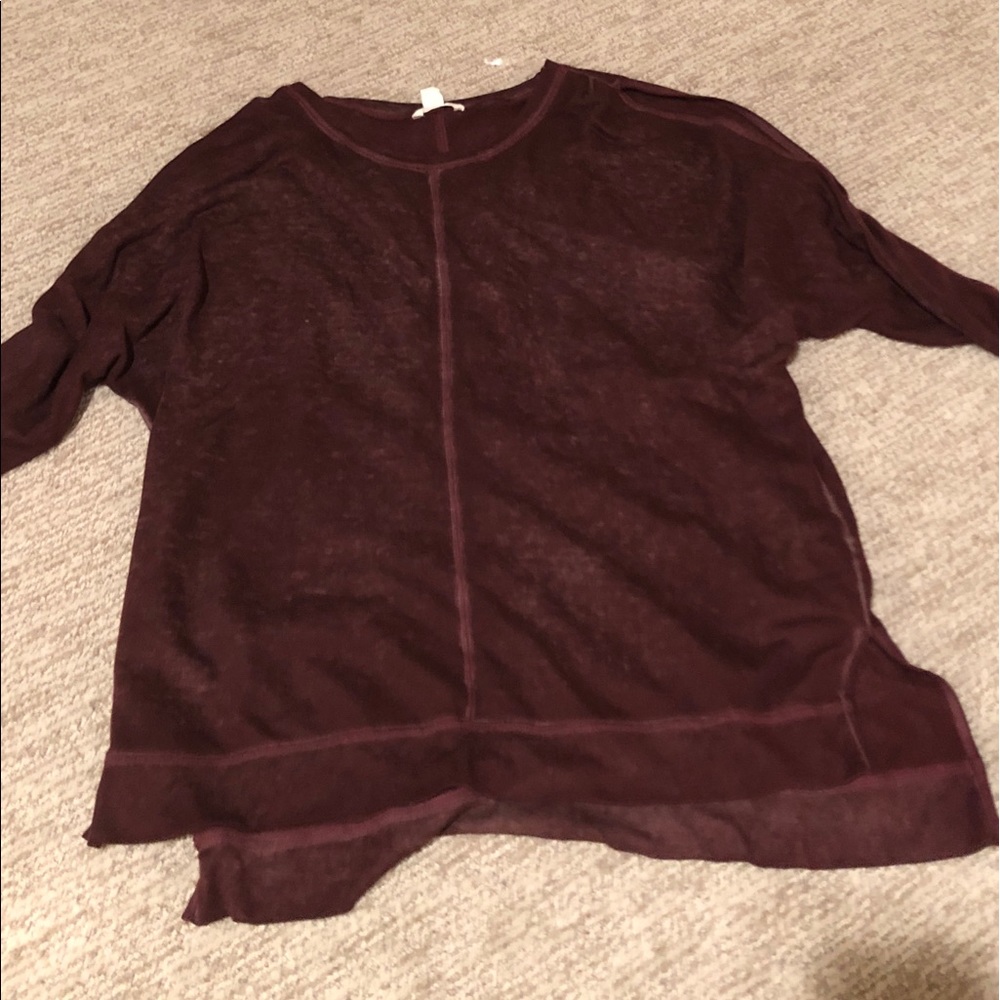 sweater with shoulder slits
